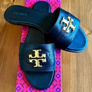TORY BURCH Everly Slide, Black- 8.5 M